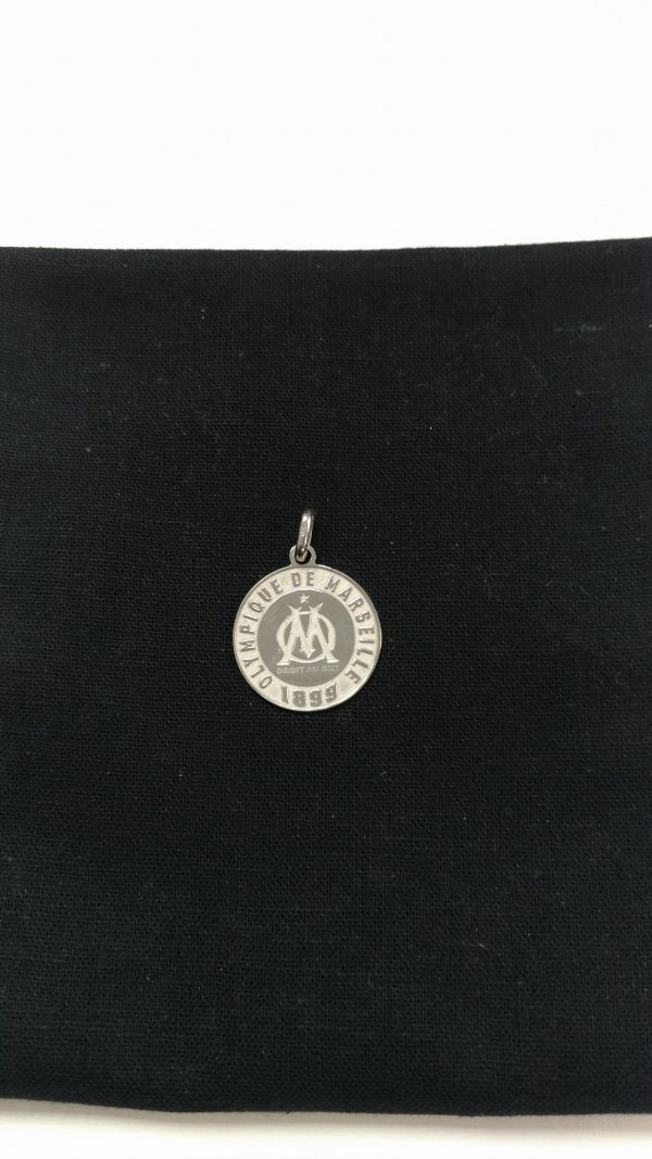 Medaille ARGENT Ronde Logo OM