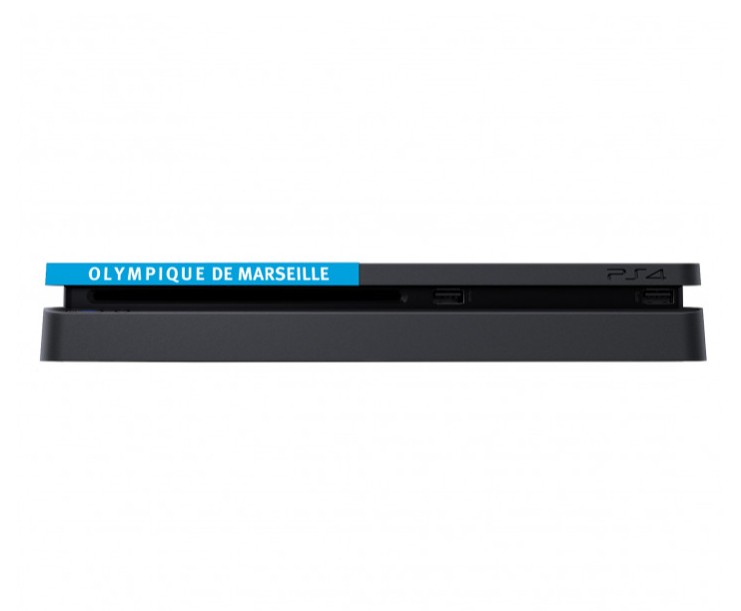 Facade OM pour PS4 Slim Bleu