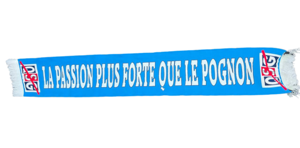ECHARPE « LA PASSION PLUS FORTE QUE LE POGNON » ANTI-QSG