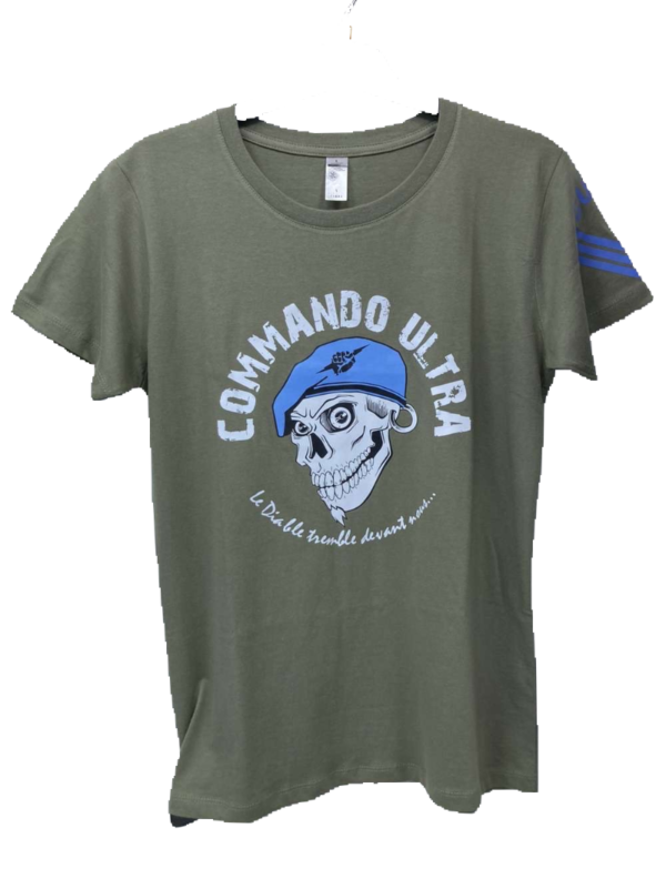 T- SHIRT KAKI FEMME