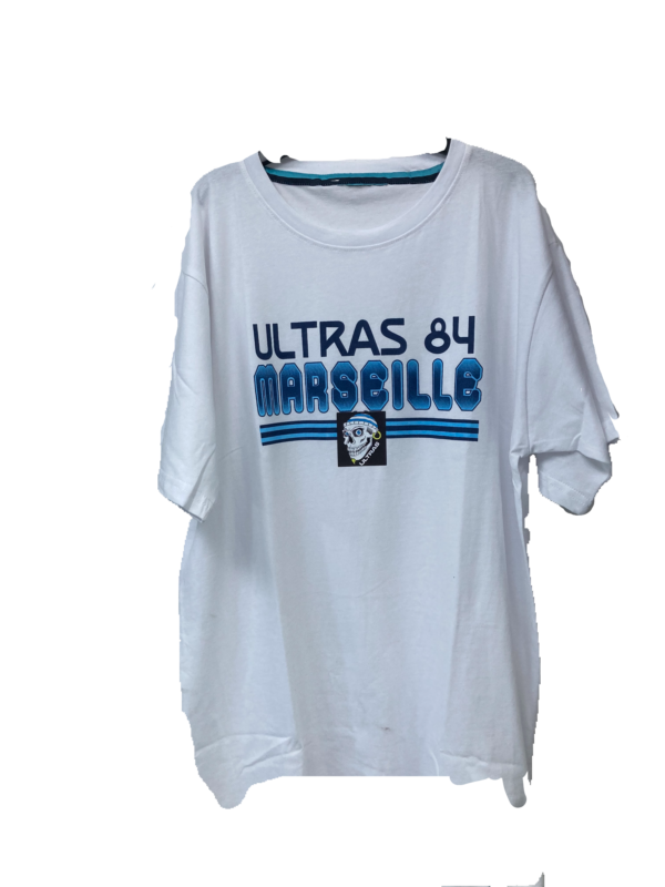 T SHIRT ULTRA 84 MARSEILLE BLEU BLANC