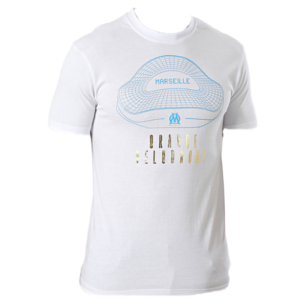 Tee Shirt Velodrome Blanc Doré