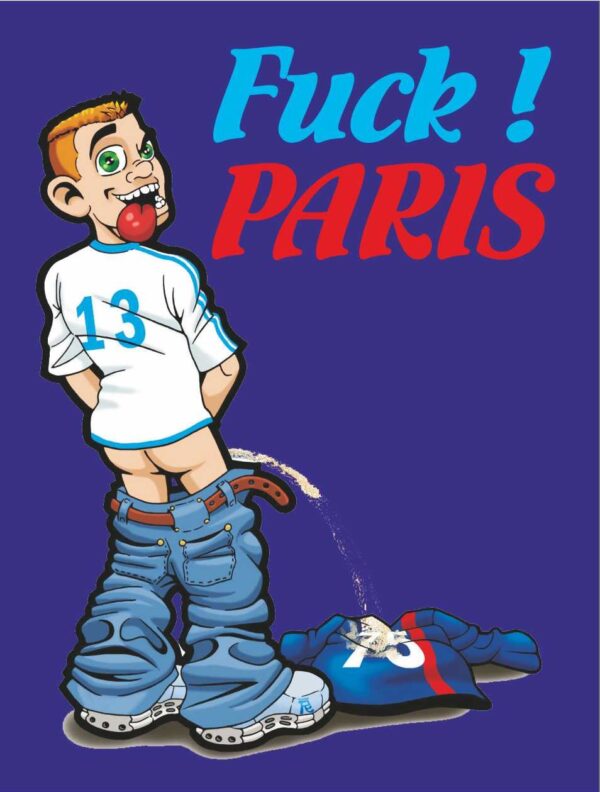Sticker "FUCK PARIS"