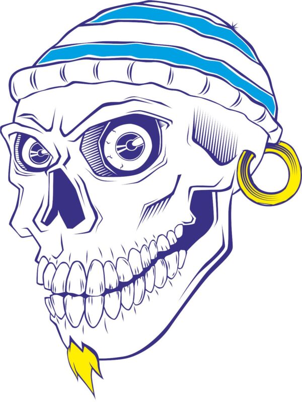 Sticker "TETE DE MORT"