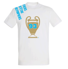 T-shirt blanc adulte FIERS D ETRE OLYMPIENS